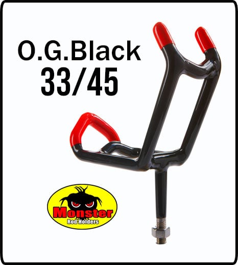 MONSTER-ROD-HOLDERS-3345-BLACK OG 33/45 Catfish Rod Holder black color option