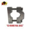 G3 Boats Round Rail Base - 13 G3 Round Rail Rod Holder Base product photo for G3 round rails