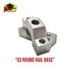 G3 Boats Round Rail Base - 15 G3 Round Rail Rod Holder Base product photo for G3 round rails