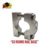 G3 Boats Round Rail Base - 2 G3 Round Rail Rod Holder Base product photo for G3 round rails