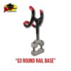 G3 Boats Round Rail Base -4 G3 Round Rail Rod Holder Base product photo for G3 round rails