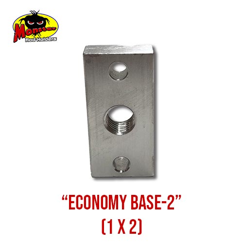 MRH Product Economy Base 2-1 Economy Base 2 Rod Holder Mount product photo for boats, pontoons, racks, kayaks, and custom fishing setups