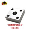 Economy Base 4 for Monster Rod Holders Economy Base 4 Rod Holder Mount product photo for boats, pontoons, racks, kayaks, and custom fishing setups