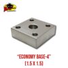 MRH Product Economy Base 4-3 Economy Base 4 Rod Holder Mount product photo for boats, pontoons, racks, kayaks, and custom fishing setups