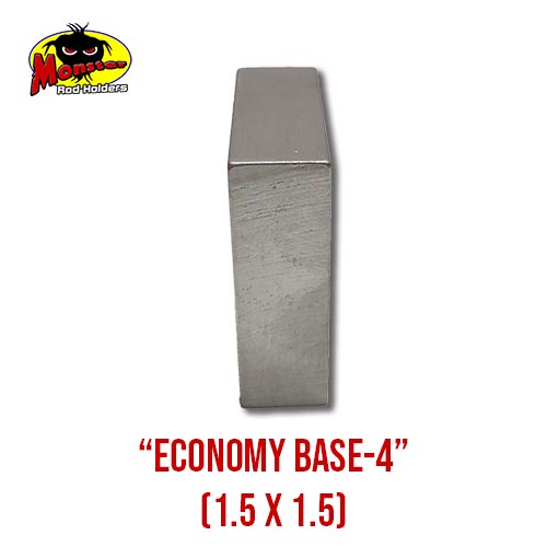 MRH Product Economy Base 4-6 Economy Base 4 Rod Holder Mount product photo for boats, pontoons, racks, kayaks, and custom fishing setups