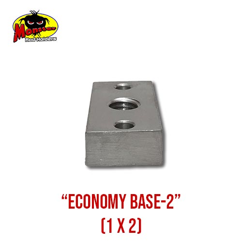 MRH Product Economy Base 5 Economy Base 2 Rod Holder Mount product photo for boats, pontoons, racks, kayaks, and custom fishing setups