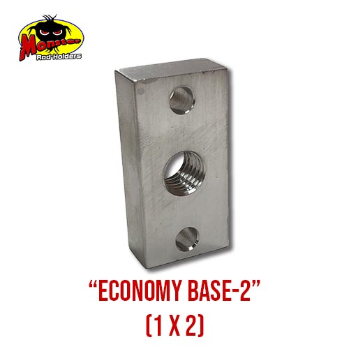 MRH Product Economy Base 7 Economy Base 2 Rod Holder Mount product photo for boats, pontoons, racks, kayaks, and custom fishing setups