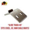 MRH Product Slide Track 45 - 3 Slide Track 45 Rod Holder Base product photo for multi-rod boat and pontoon layouts