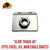 MRH Product Slide Track 45 - 8 Slide Track 45 Rod Holder Base product photo for multi-rod boat and pontoon layouts