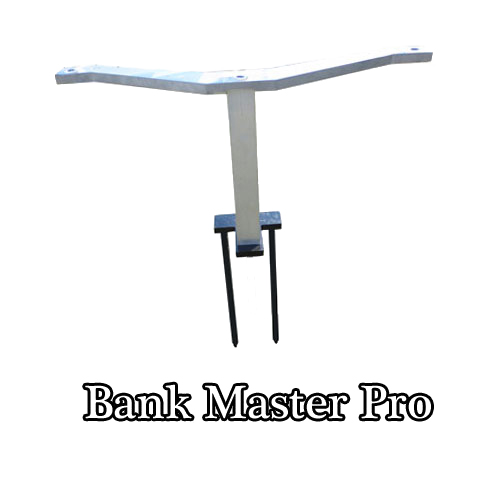 Adjustable Bank Fishing Rod Holder for 2 Rods-Poles, Malaysia