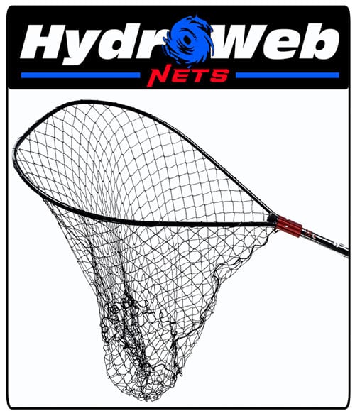 hydroweb-side-veiw-1 HydroWeb HD-80 Catfish Landing Net product photo for boats, pontoons, racks, kayaks, and custom fishing setups