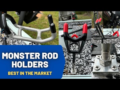 Monster Rod Holders demo video ExBXPZna2s8 OG 33/45 Catfish Rod Holder product photo for boats, pontoons, drifting, trolling, and anchoring spreads