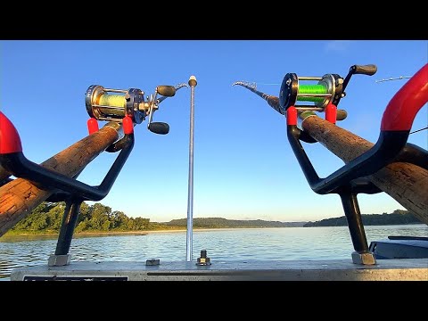 Monster Rod Holders demo video _TLS6xW7PAk OG 33/45 Catfish Rod Holder product photo for boats, pontoons, drifting, trolling, and anchoring spreads