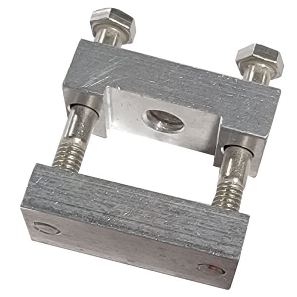 pontoon-rail-base Pontoon Square Rail Rod Holder Base product photo for 1-1/4 in pontoon square rails