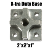 xtradutybase X-tra Duty Rod Holder Base product photo for boats, pontoons, racks, kayaks, and custom fishing setups