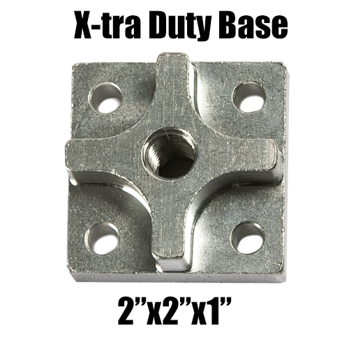 xtradutybase X-tra Duty Rod Holder Base product photo for boats, pontoons, racks, kayaks, and custom fishing setups