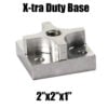 xtradutybase2 X-tra Duty Rod Holder Base product photo for boats, pontoons, racks, kayaks, and custom fishing setups