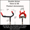 MONSTER-ROD-HOLDERS-5-35-DEMENSIONS Talon 5/35 Catfish Rod Holder dimensions and angle diagram
