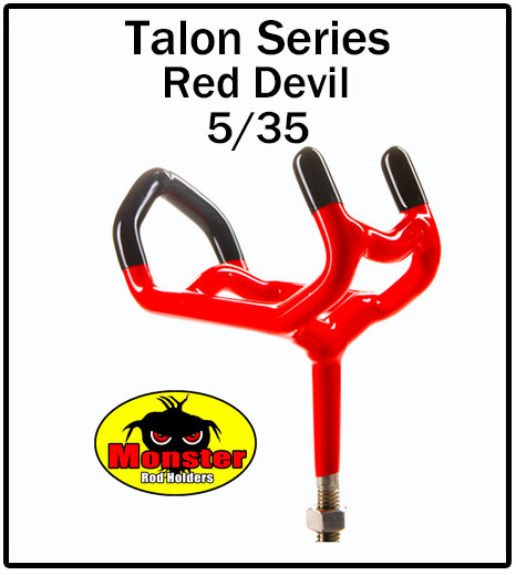 monster-rod-holders-talon-red-devil Talon 5/35 Catfish Rod Holder red color option