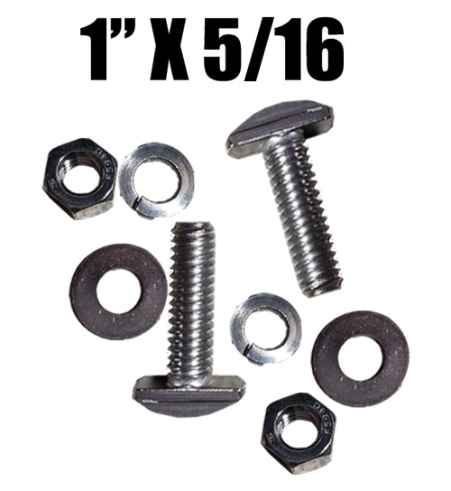t-bolts-slide-track-bases Universal Slide Track T-Bolts for Rod Holder Mounts product photo for Versa Track and slide-track boats