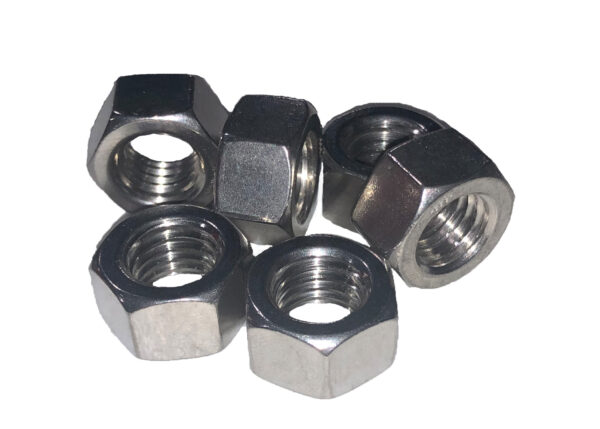 Hex Nuts Stainless Hex Nuts for Rod Holders product photo for boats, pontoons, racks, kayaks, and custom fishing setups