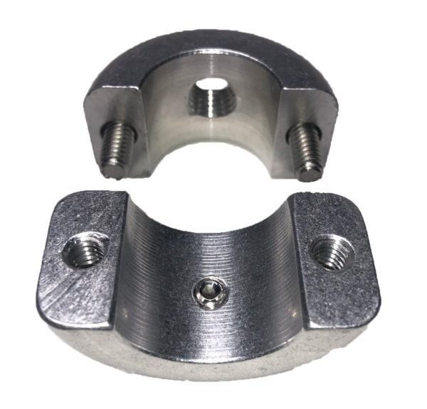 1inRound1 1-Inch Round Rail Rod Holder Base product photo for round boat rails