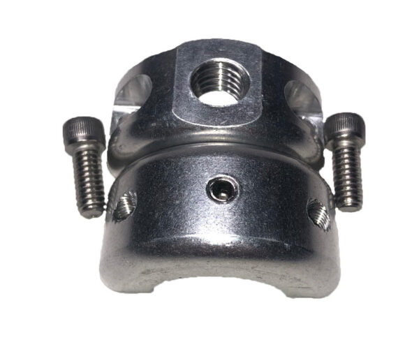 1inRound2 1-Inch Round Rail Rod Holder Base product photo for round boat rails