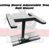 Bait Cutting Board Adjustable Mount Bait Cutting Board Mount for Rod Holder Bases product photo for boats, pontoons, racks, kayaks, and custom fishing setups