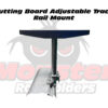 Bait Cutting Board Adjustable Mount1 Bait Cutting Board Mount for Rod Holder Bases product photo for boats, pontoons, racks, kayaks, and custom fishing setups