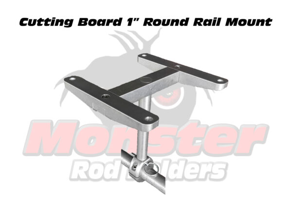 Bait Cutting Board Round Mount1 Bait Cutting Board Mount for Rod Holder Bases product photo for boats, pontoons, racks, kayaks, and custom fishing setups