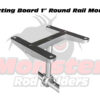Bait Cutting Board Mount for Rod Holder Bases product photo for boats, pontoons, racks, kayaks, and custom fishing setups