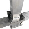 Pontoon Corner T Mount Pontoon Corner T-Bar Rod Holder Rack product photo for pontoon rails and boat corners