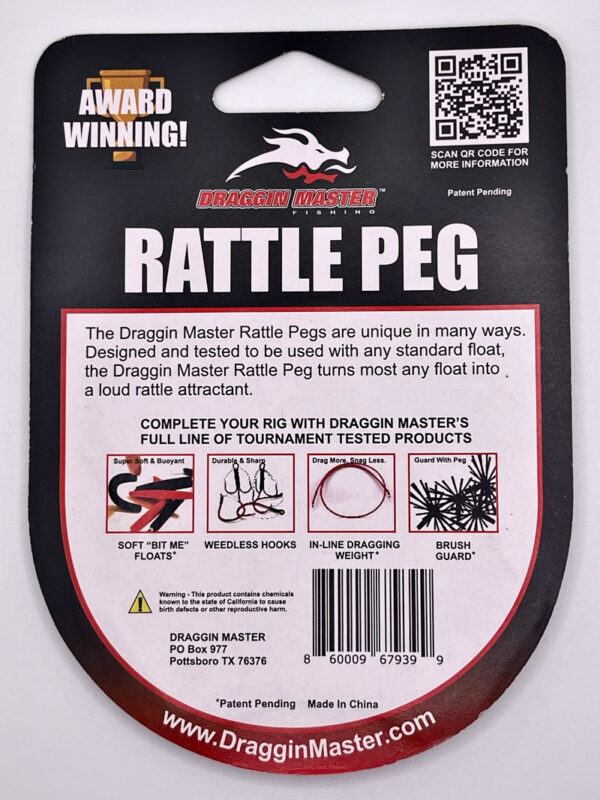 DRAGGIN MASTER RATTLE FLOAT PEGS - Image 2