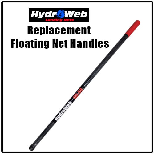 floating-net-handles Replacement Floating Net Handles product photo for boats, pontoons, racks, kayaks, and custom fishing setups