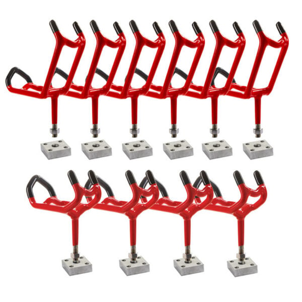 10-pack-red-devil-with-bases OG 33/45 Tournament Rod Holder Package red color option