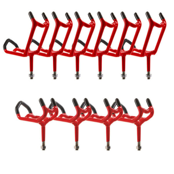 10-pack-red-devil-without-bases OG 33/45 Tournament Rod Holder Package red color option